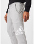 ADIDAS SPORTSWEAR Pantaloni sport 'Essentials' gri amestecat / alb - Pled.ro