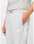 ADIDAS SPORTSWEAR Pantaloni sport 'Essentials Tapered Open Hem 3-Stripes' gri amestecat / alb - Pled.ro