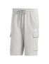 ADIDAS SPORTSWEAR Pantaloni sport 'Essentials' gri amestecat / alb - Pled.ro