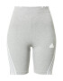 ADIDAS SPORTSWEAR Pantaloni sport 'Future Icons 3-Stripes Bike' gri amestecat / alb - Pled.ro