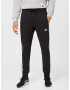 ADIDAS SPORTSWEAR Pantaloni sport 'Essentials French Terry Tapered Cuff 3-Stripes' negru / alb - Pled.ro