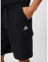 ADIDAS SPORTSWEAR Pantaloni sport 'Essentials' negru / alb - Pled.ro