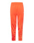 ADIDAS SPORTSWEAR Pantaloni sport 'Essentials Warm-Up Tapered 3-Stripes' roșu orange / alb - Pled.ro