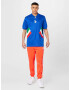 ADIDAS SPORTSWEAR Pantaloni sport 'Essentials Warm-Up Tapered 3-Stripes' roșu orange / alb - Pled.ro