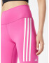 ADIDAS SPORTSWEAR Pantaloni sport 'Optime Train Icons 3-Stripes Bike' roz / alb - Pled.ro