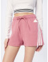 ADIDAS SPORTSWEAR Pantaloni sport 'Future Icons 3-Stripes' roz pal / alb - Pled.ro