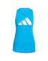 ADIDAS SPORTSWEAR Sport top albastru aqua / negru / alb - Pled.ro