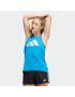 ADIDAS SPORTSWEAR Sport top albastru aqua / negru / alb - Pled.ro