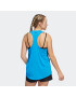 ADIDAS SPORTSWEAR Sport top albastru aqua / negru / alb - Pled.ro