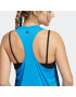 ADIDAS SPORTSWEAR Sport top albastru aqua / negru / alb - Pled.ro