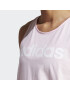 ADIDAS SPORTSWEAR Sport top 'Essentials' roz pastel / alb - Pled.ro