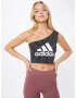 ADIDAS SPORTSWEAR Sport top 'Future Icons Animal Print' gri / negru / alb - Pled.ro