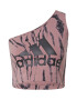 ADIDAS SPORTSWEAR Sport top 'Future Icons Animal Print' maro / negru - Pled.ro