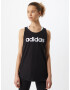 ADIDAS SPORTSWEAR Sport top 'Essentials' negru / alb - Pled.ro