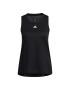 ADIDAS SPORTSWEAR Sport top negru / alb - Pled.ro