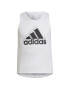 ADIDAS SPORTSWEAR Sport top negru / alb - Pled.ro