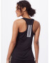 ADIDAS SPORTSWEAR Sport top 'Designed To Move 3-Stripes' negru / alb - Pled.ro