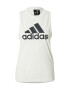 ADIDAS SPORTSWEAR Sport top negru / alb - Pled.ro