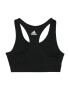 ADIDAS SPORTSWEAR Sport top 'Essentials' negru / alb - Pled.ro