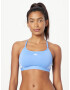 ADIDAS SPORTSWEAR Sutien sport 'Aeroreact Light-Support 3-Stripes' albastru deschis / alb - Pled.ro