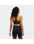 ADIDAS SPORTSWEAR Sutien sport negru / alb - Pled.ro