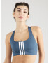 ADIDAS SPORTSWEAR Sutien sport 'Powerimpact' albastru porumbel / alb - Pled.ro