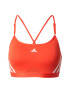 ADIDAS SPORTSWEAR Sutien sport roșu / alb - Pled.ro