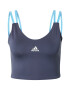 ADIDAS SPORTSWEAR Sutien sport 'UFORU' bleumarin / albastru deschis / alb - Pled.ro