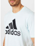 ADIDAS SPORTSWEAR Tricou funcțional albastru deschis / negru - Pled.ro