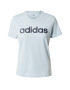 ADIDAS SPORTSWEAR Tricou 'Essentials Logo' albastru deschis / negru - Pled.ro