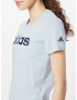 ADIDAS SPORTSWEAR Tricou 'Essentials Logo' albastru deschis / negru - Pled.ro