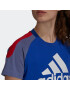 ADIDAS SPORTSWEAR Tricou funcțional albastru fumuriu / albastru regal / roșu / alb - Pled.ro