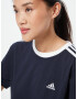 ADIDAS SPORTSWEAR Tricou 'Essentials' albastru închis / alb - Pled.ro