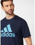 ADIDAS SPORTSWEAR Tricou funcțional 'Essentials Big Logo' bleumarin / azuriu - Pled.ro