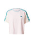 ADIDAS SPORTSWEAR Tricou funcțional 'Essentials 3-Stripes ' albastru pastel / roz - Pled.ro