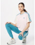 ADIDAS SPORTSWEAR Tricou funcțional 'Essentials 3-Stripes ' albastru pastel / roz - Pled.ro