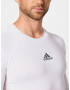 ADIDAS SPORTSWEAR Tricou funcțional 'Compression' gri / alb - Pled.ro