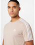 ADIDAS SPORTSWEAR Tricou funcțional 'Essentials 3-Stripes' ecru / alb - Pled.ro