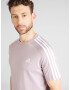 ADIDAS SPORTSWEAR Tricou funcțional 'Essentials 3-Stripes' mov pastel / alb - Pled.ro