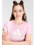 ADIDAS SPORTSWEAR Tricou funcțional 'Essentials Big Logo ' roz / alb - Pled.ro