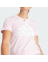 ADIDAS SPORTSWEAR Tricou funcțional 'Essentials' roz / alb - Pled.ro