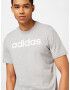 ADIDAS SPORTSWEAR Tricou funcțional 'Essentials' gri amestecat / alb - Pled.ro