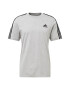 ADIDAS SPORTSWEAR Tricou funcțional 'Essentials 3-Stripes' gri amestecat / negru - Pled.ro