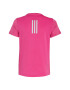 ADIDAS SPORTSWEAR Tricou funcțional 'Aeroready 3-Stripes Allover Print' gri / fucsia / roz închis - Pled.ro