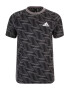 ADIDAS SPORTSWEAR Tricou funcțional 'Designed For Gameday Travel' gri / negru / alb - Pled.ro