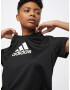 ADIDAS SPORTSWEAR Tricou funcțional negru / alb - Pled.ro