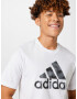 ADIDAS SPORTSWEAR Tricou funcțional negru / alb - Pled.ro