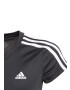 ADIDAS SPORTSWEAR Tricou funcțional '3-Stripes' negru / alb - Pled.ro