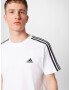 ADIDAS SPORTSWEAR Tricou funcțional 'Essentials 3-Stripes' negru / alb - Pled.ro