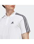 ADIDAS SPORTSWEAR Tricou funcțional 'Essentials Piqué Embroidered Small Logo 3-Stripes' negru / alb - Pled.ro